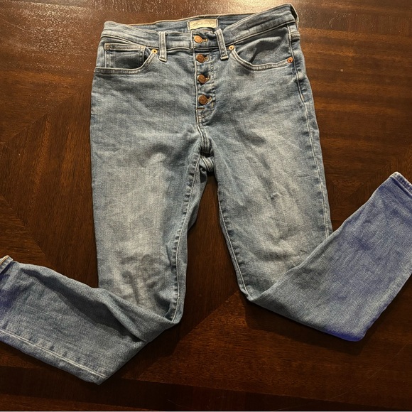 Madewell 9” Mid Rise Skinny Crop Jeans- size 27 - Picture 1 of 8